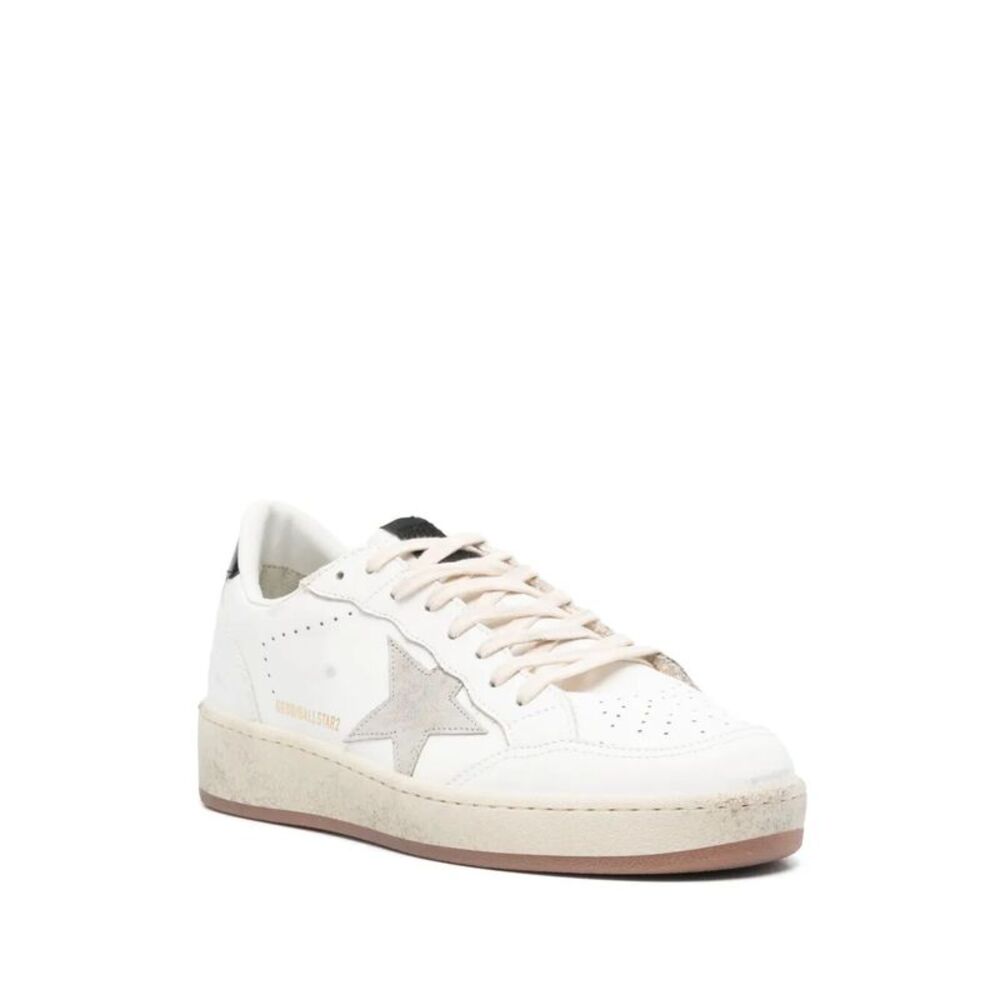 Golden Goose Men Ballstar 2 Leather Upper And Spur Suede Star Shiny Leather Heel - Picture 3 of 4